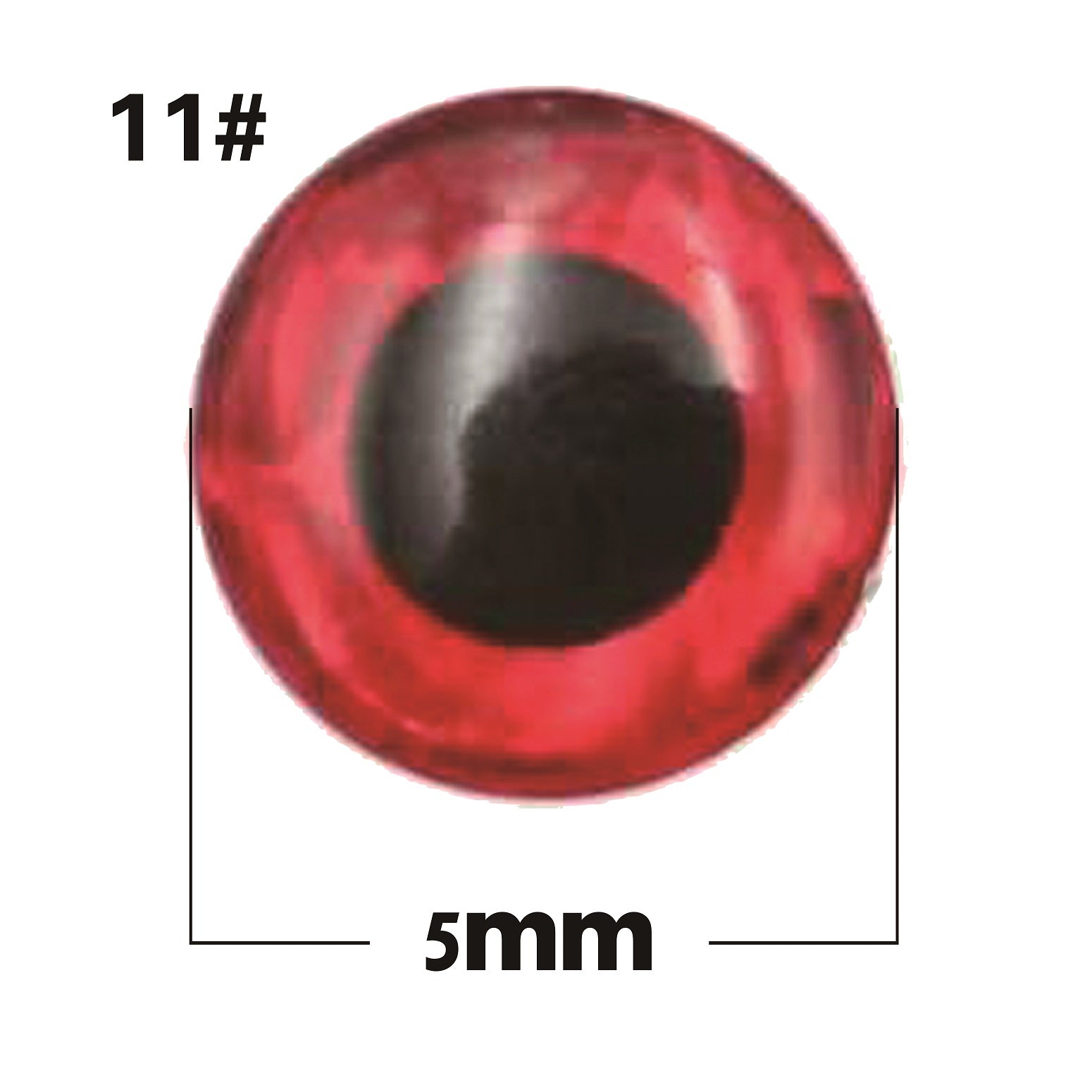 Bionic red base with black eyes