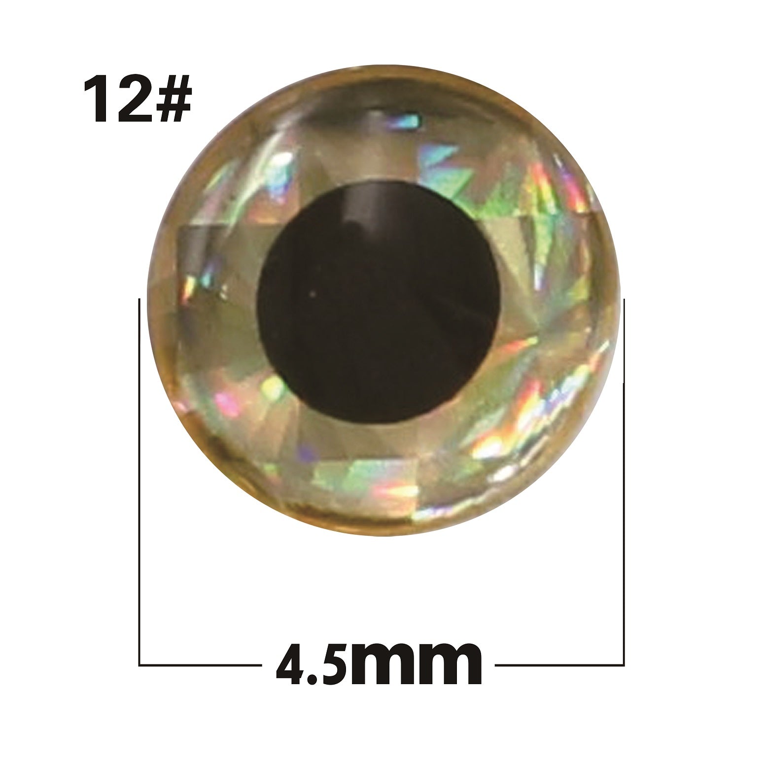 Bionic silver base with black eyes