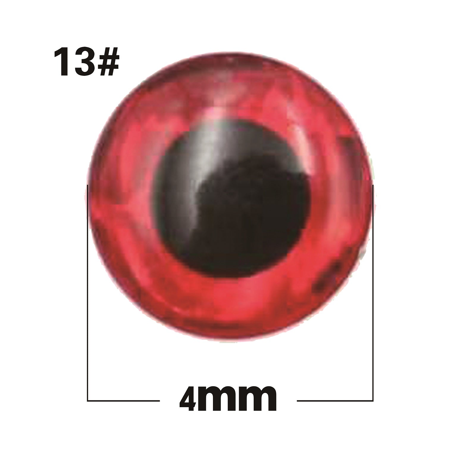 Bionic red base with black eyes