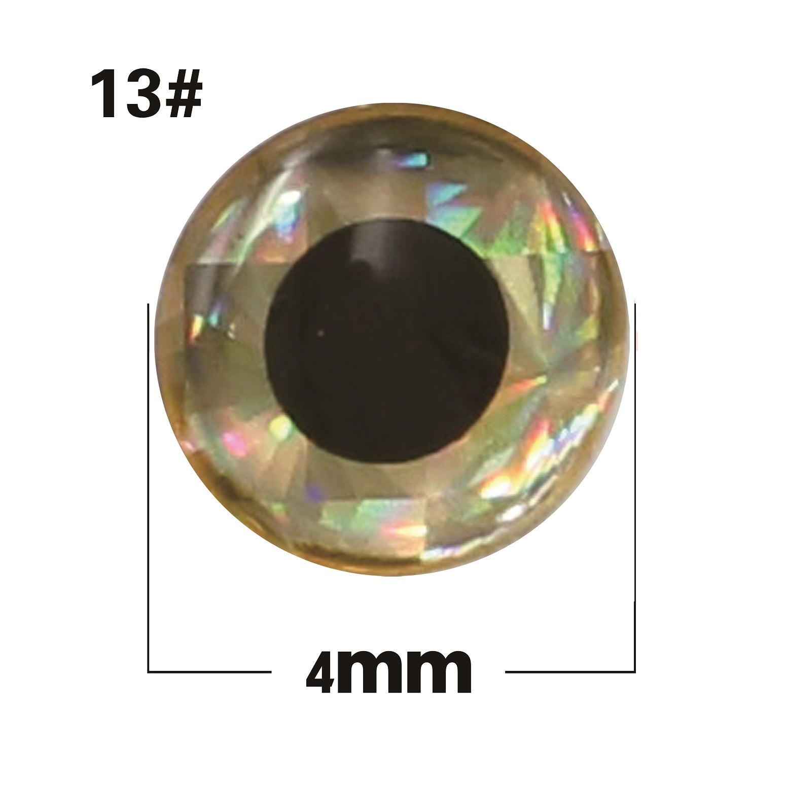 Bionic silver base with black eyes