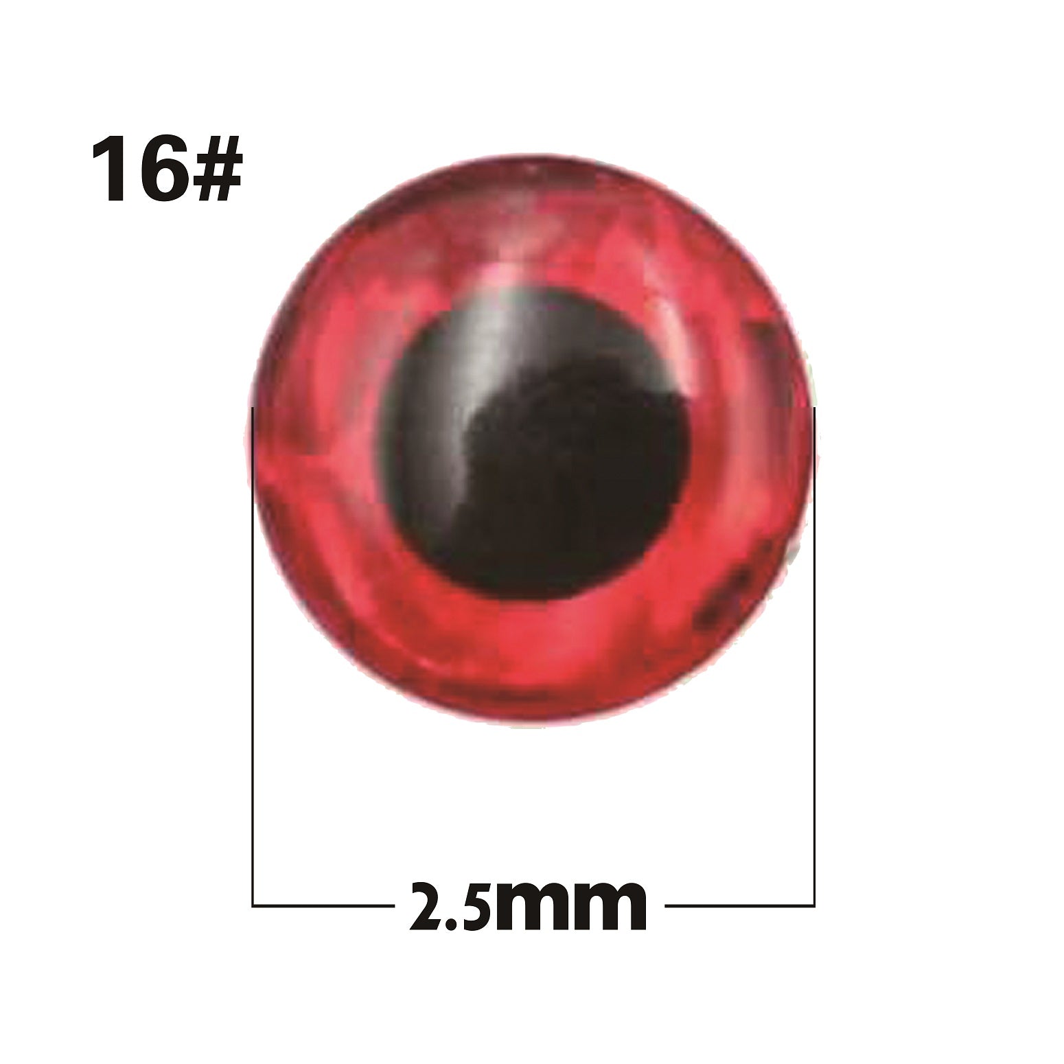 Bionic red base with black eyes