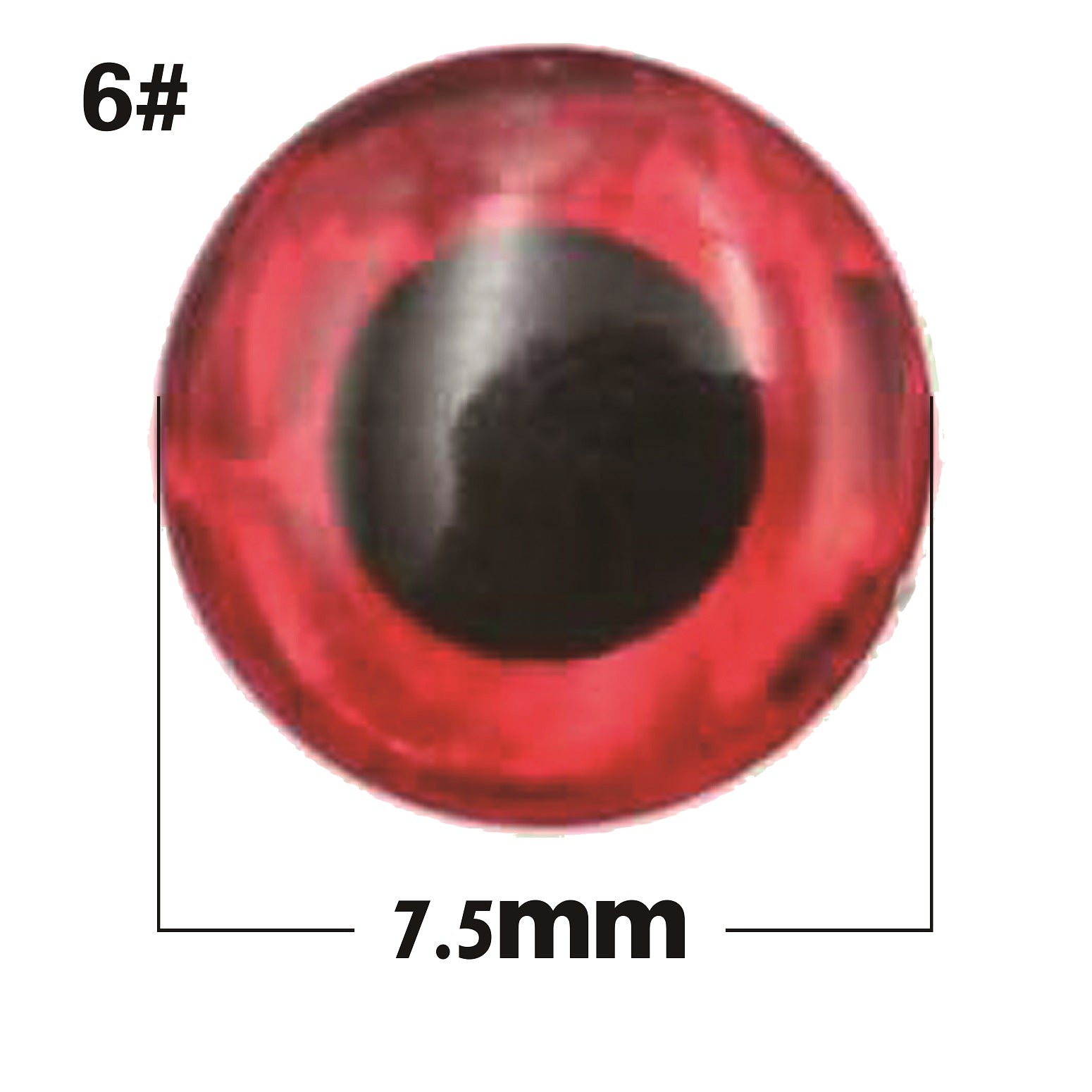 Bionic red base with black eyes