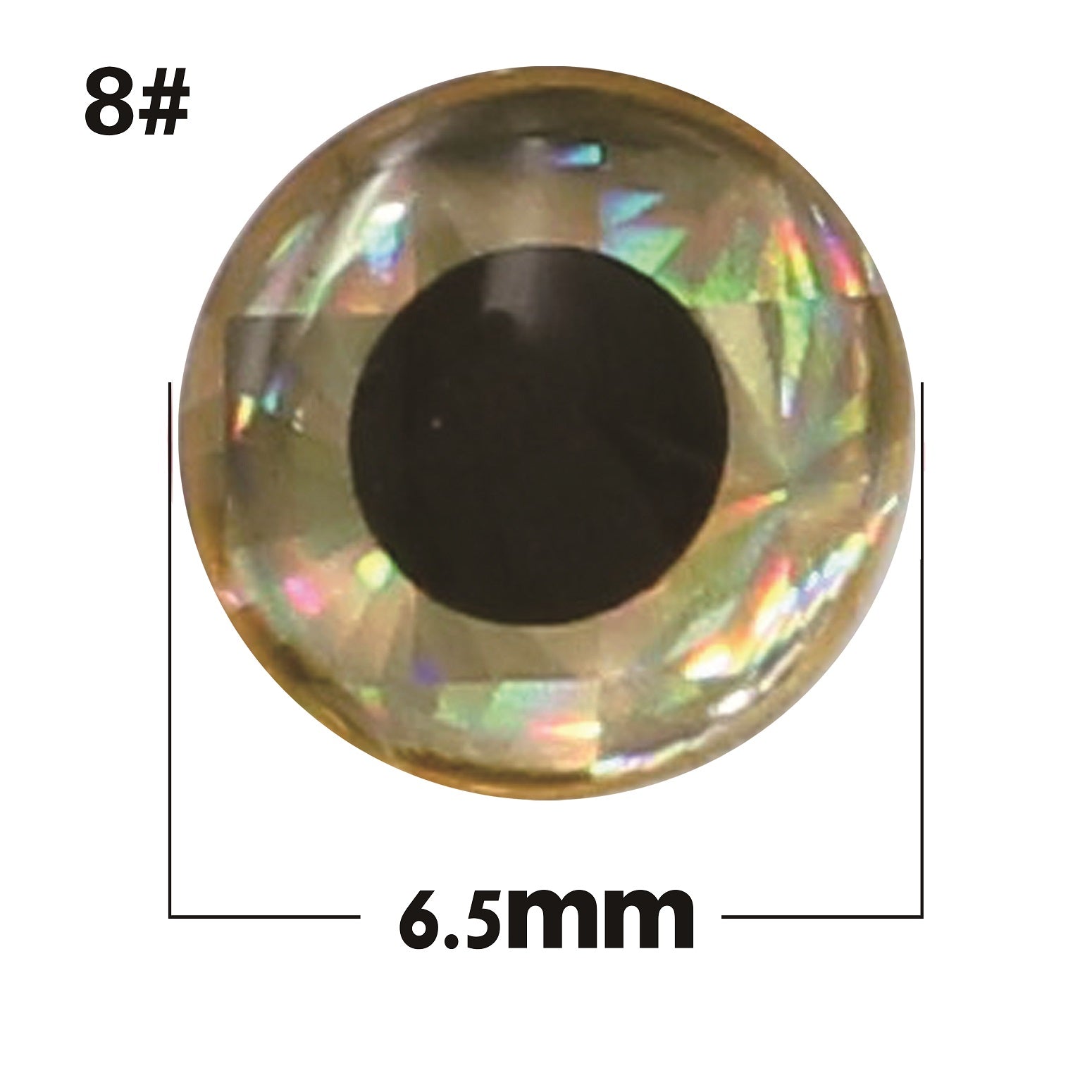 Bionic silver base with black eyes