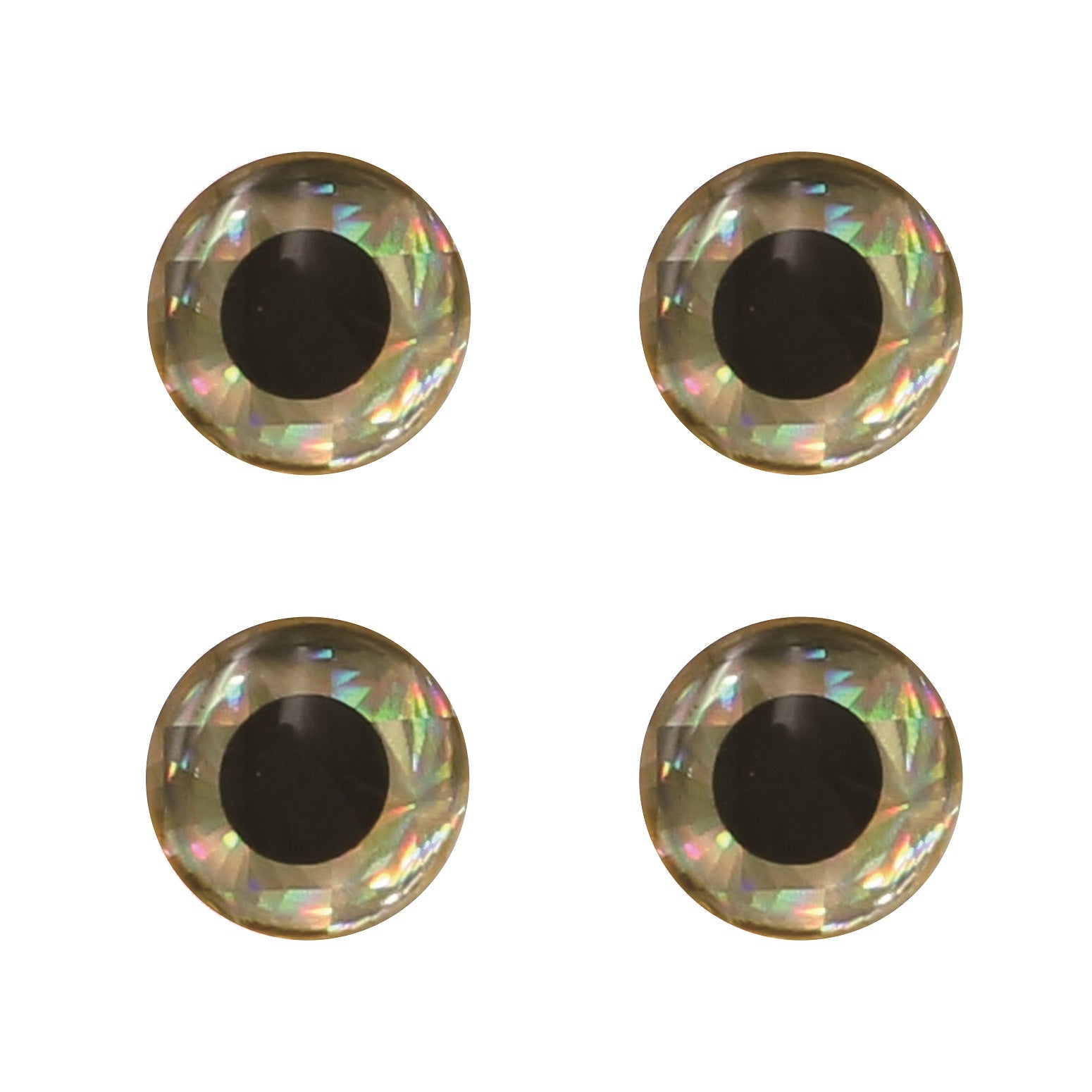 Bionic silver base with black eyes