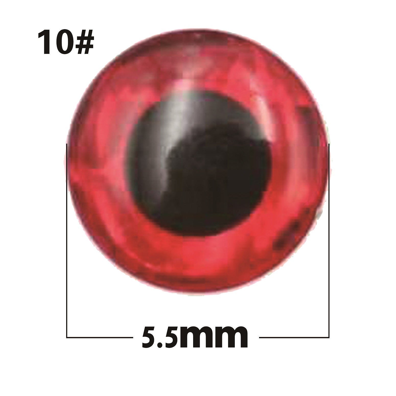 Bionic red base with black eyes