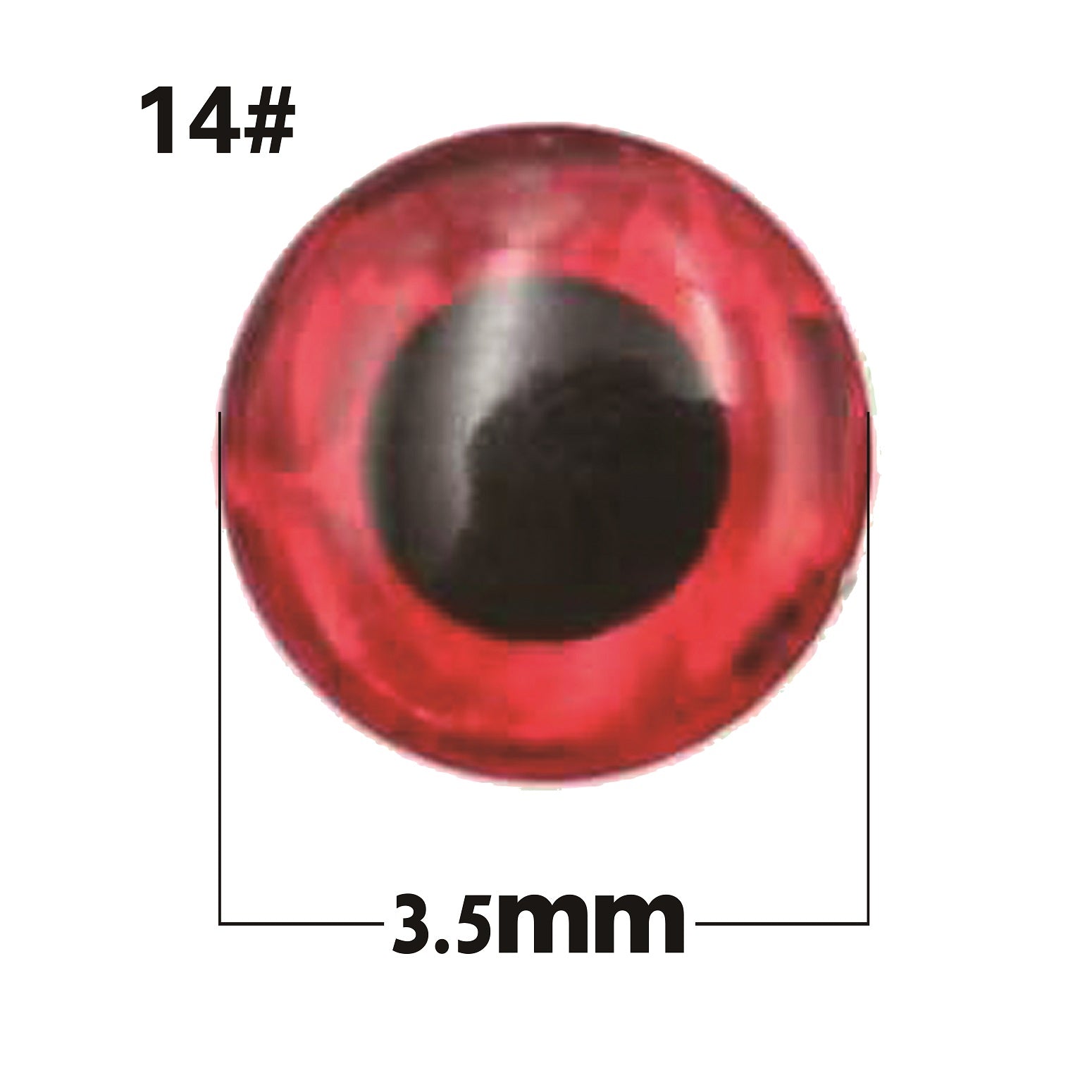 Bionic red base with black eyes