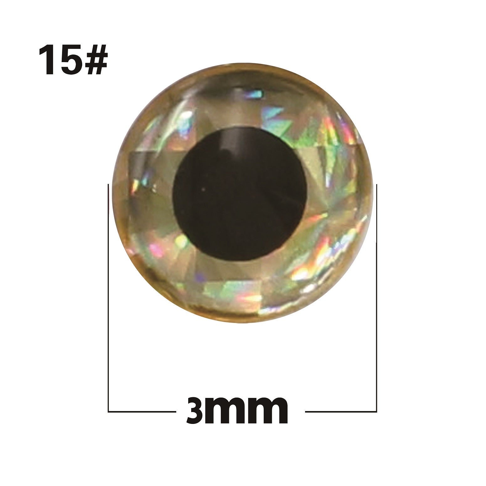 Bionic silver base with black eyes