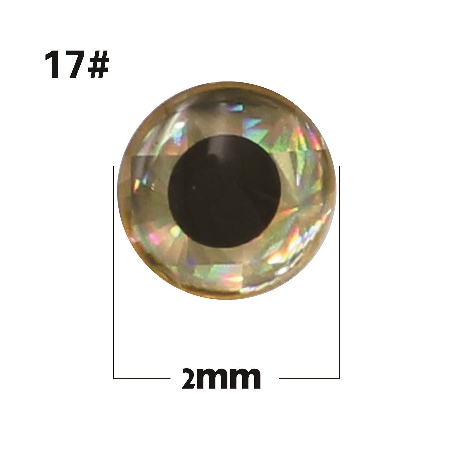 Bionic silver base with black eyes