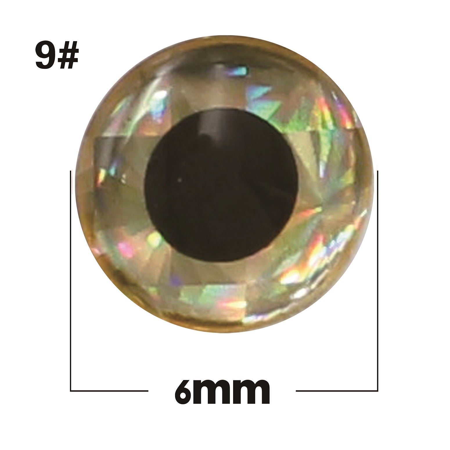 Bionic silver base with black eyes